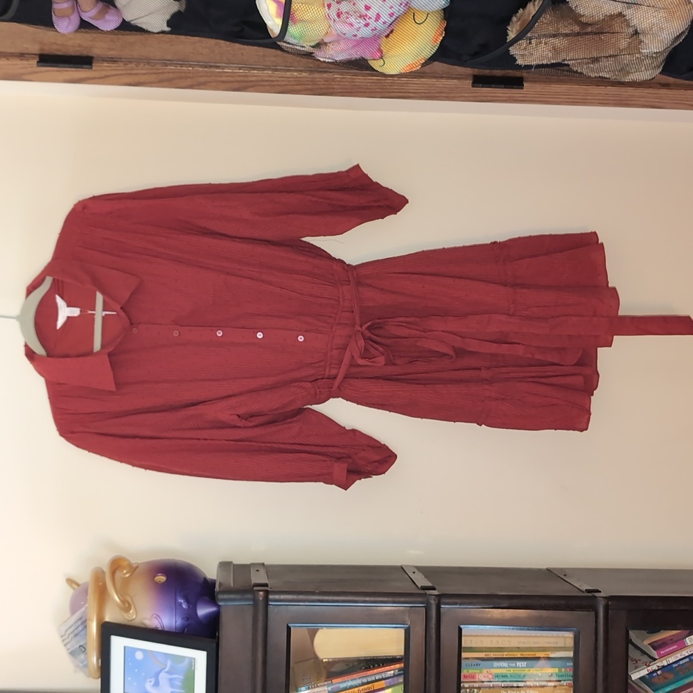 NWT Lauren Conrad Terracotta Dress Plus Size